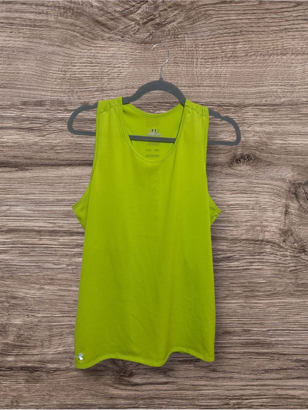 Under Armour Lime Green Women's Athletic Tank Top